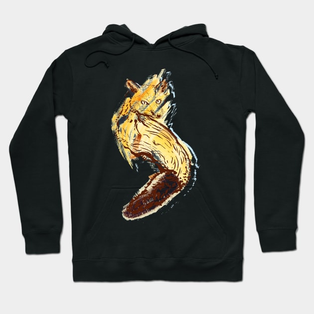 Artfox Hoodie by minniemorrisart